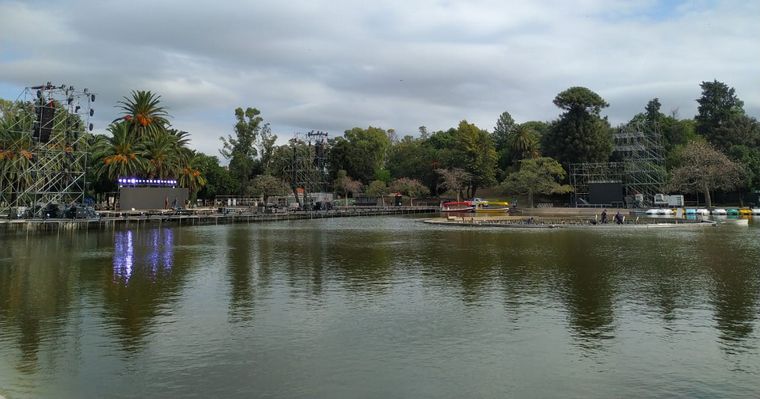 Todo listo en el Parque Independencia para los Juegos Suramericanos de la Juventud.