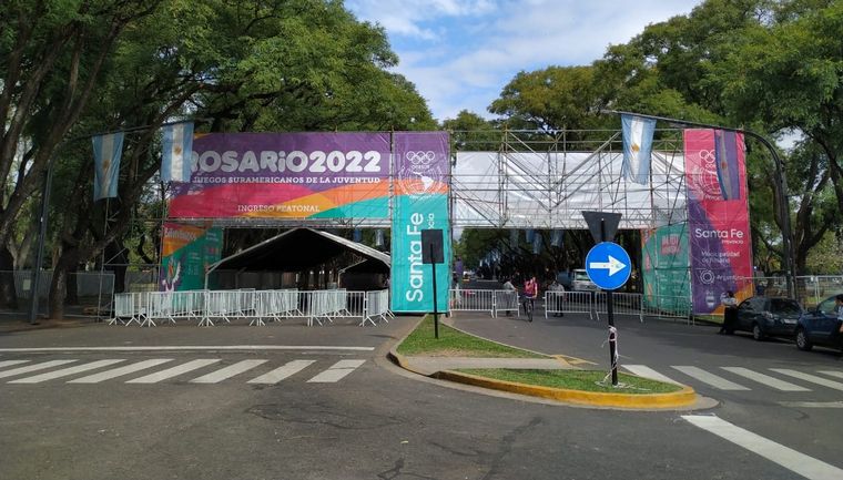 FOTO: Todo listo en el Parque Independencia para los Juegos Suramericanos de la Juventud. 