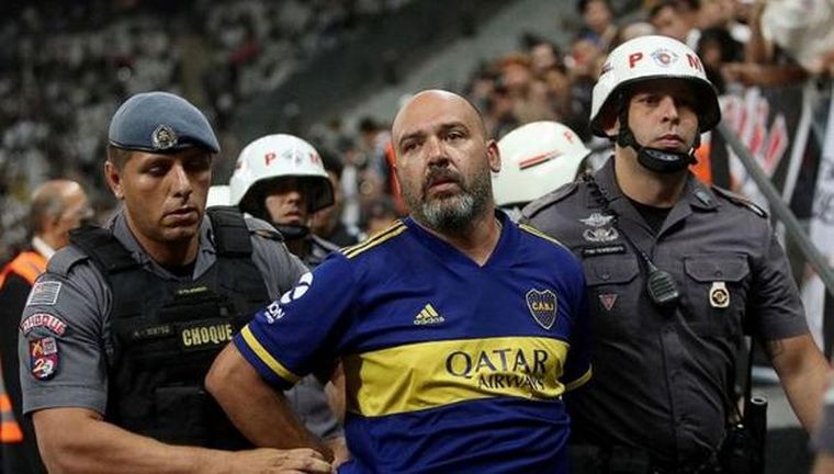 Un hincha de Boca fue detenido por gestos racistas (Foto: EFE).