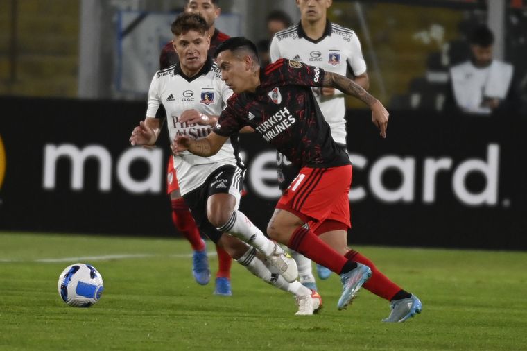 Ezequiel Barco, el mejor de la noche.
