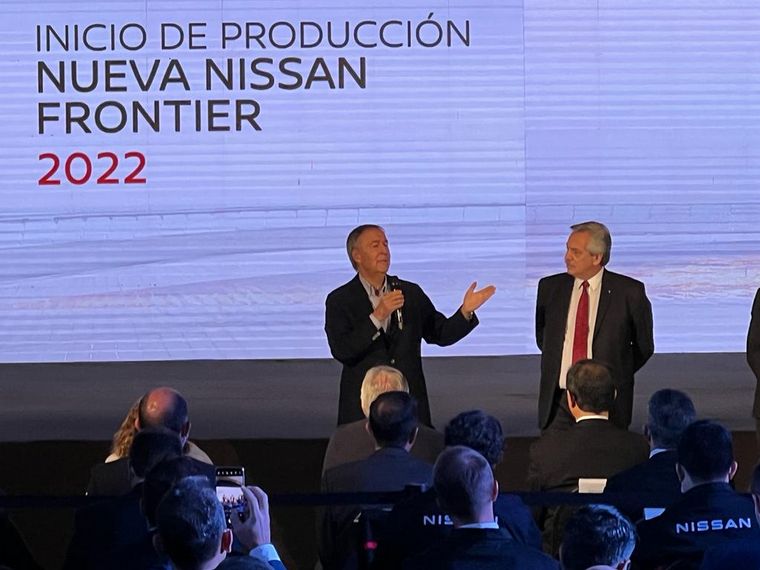 FOTO: El Presidente Alberto Fernández recorrió la planta de Nissan