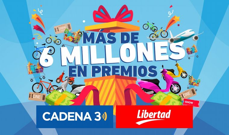 Descargá app de 3 y ganá $6 millones en premios - - Cadena 3 Argentina