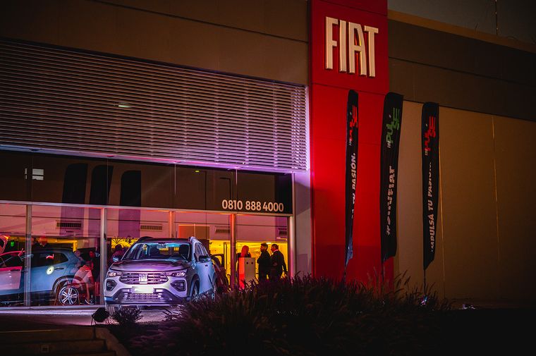 El flamante Fiat Pulse en los salones de Autocity de Córdoba.
