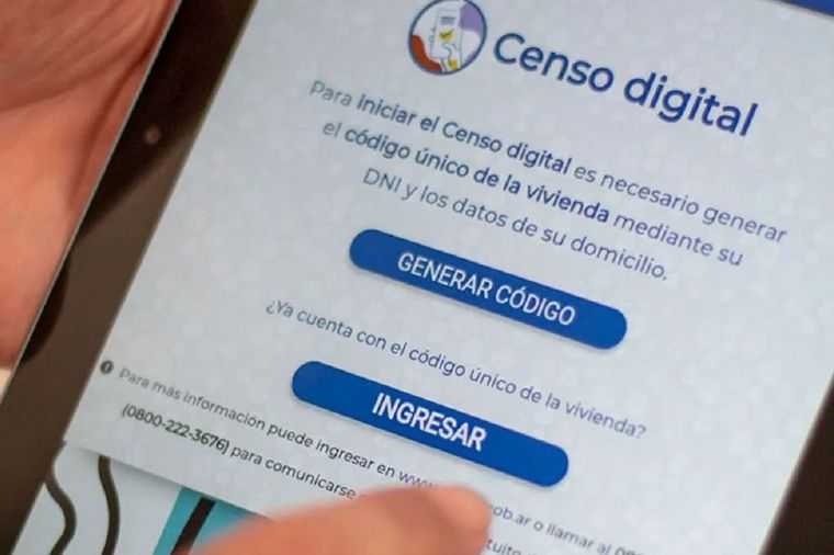 FOTO: Avanza el censo digital en todo el país. Santa Fe y Rosario, por encima de la media. 