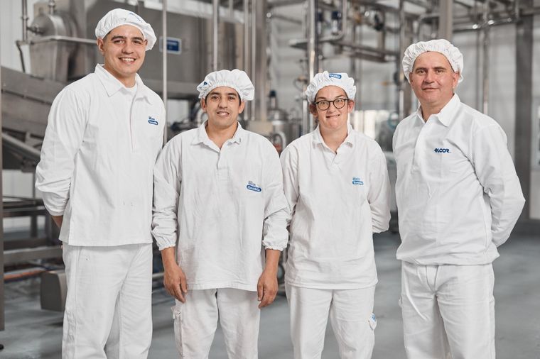 Trabajo inclusivo en la fábrica de Tonadita en Villa María