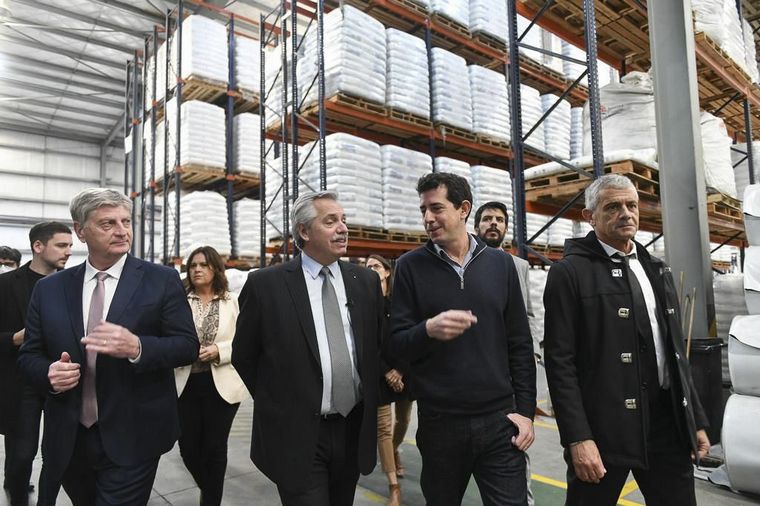 Alberto Fernández, desde La Pampa.