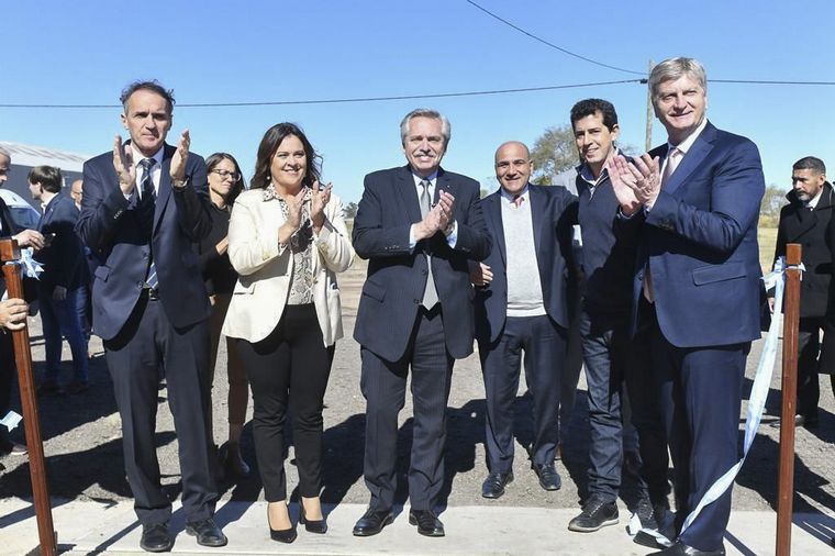 Alberto Fernández, desde La Pampa.