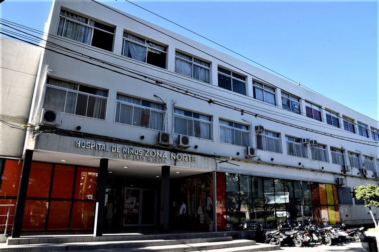 El paciente de 8 años está internado en el Hospital de Niños Zona Norte. 