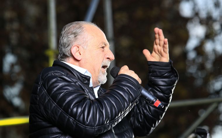 El Frente de Todos se sumó a la marcha contra la Corte Suprema de Justicia.