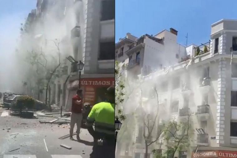 FOTO: Explosión en un edificio de Madrid: 3 muertos y 18 heridos