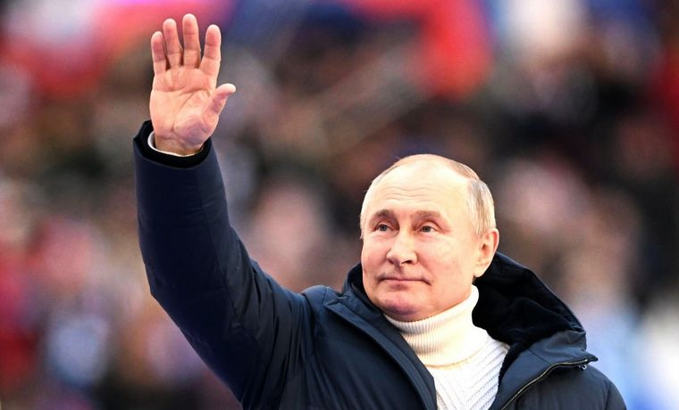 FOTO: Putin cargó contra los países de la OTAN.