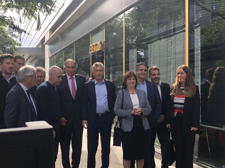 Dirigentes del PRO se reunieron en Puerto Madero (Foto: @rodrigojorgeok)