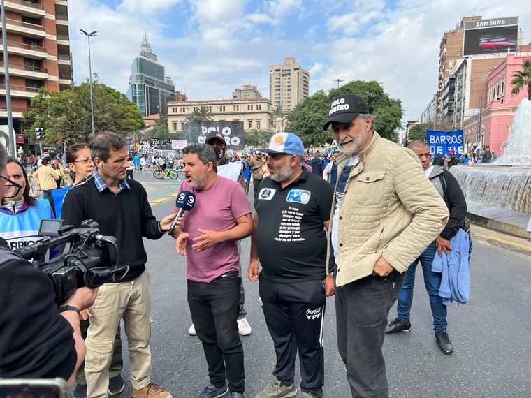Caos en el centro de Córdoba por la marcha piquetera