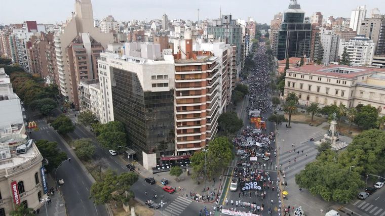 Caos en el centro de Córdoba por la marcha piquetera