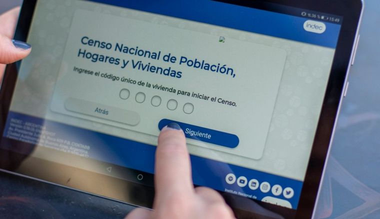 FOTO: Un 30% de las viviendas del país completó el censo digital
