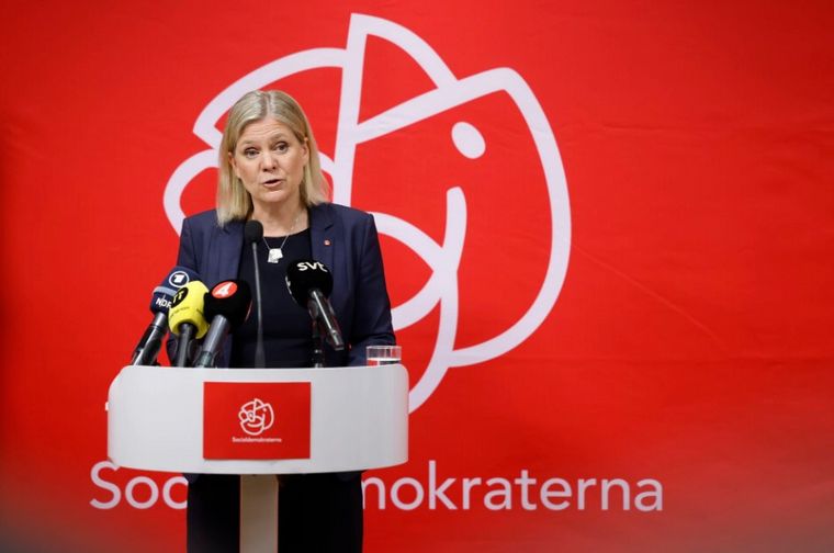 FOTO: La primera ministra de Suecia, Magdalena Andersson. (Foto: El País/AFP)