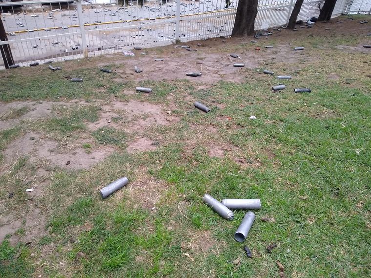 Un incendio se produjo en Dock Sud