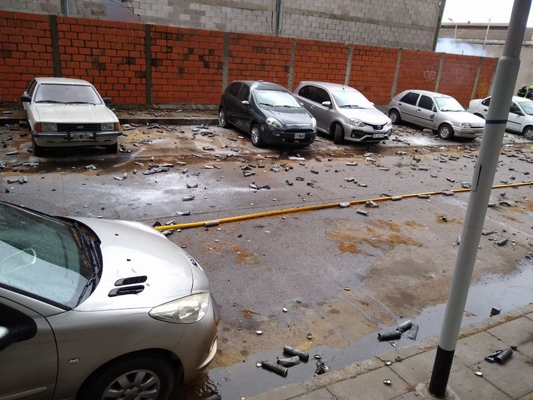 Un incendio se produjo en Dock Sud