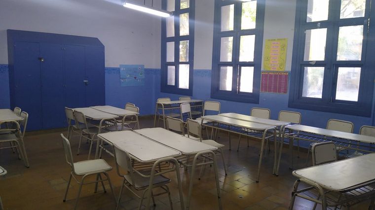 Sólo 7 alumnos asistieron a un colegio de Córdoba.