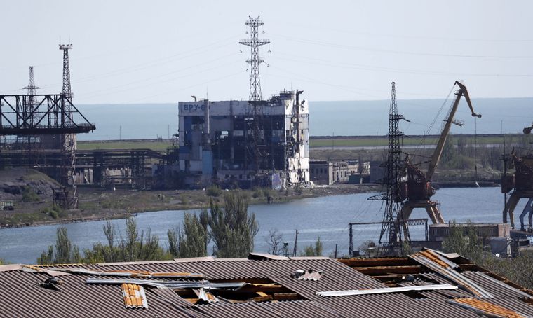 FOTO: Rusia logró controlar la acería de Mariúpol.