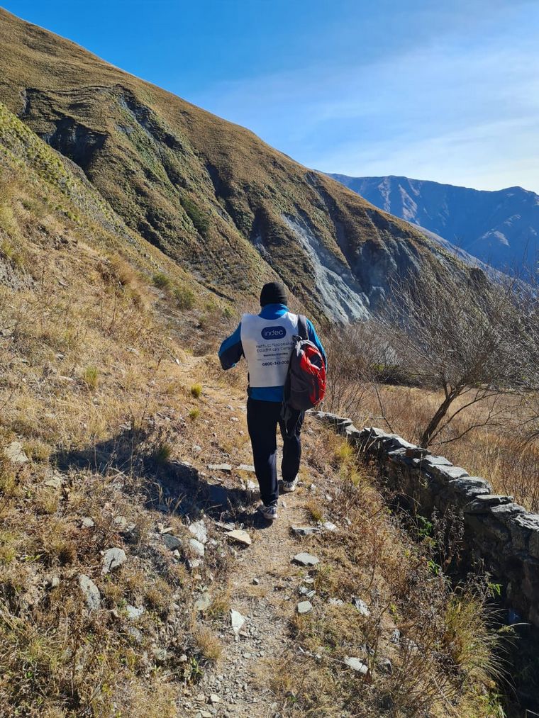 Censistas en Iruya, Salta