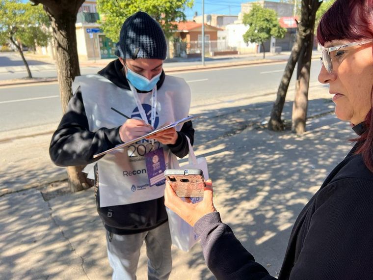 Censistas en Córdoba