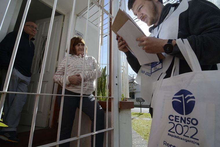 Censistas en Santa Fe