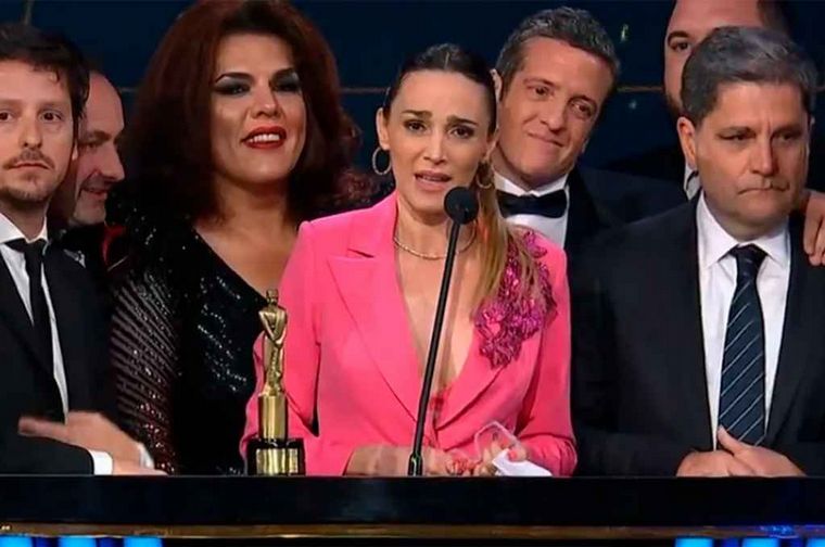 Vero Lozano en los Martín Fierro