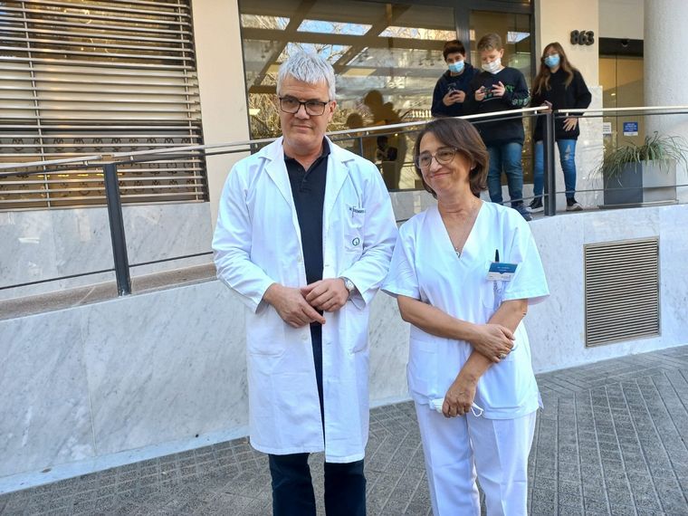 Dr. Costaguta y Dra Gutiérrez, los médicos que atendieron a Pablito