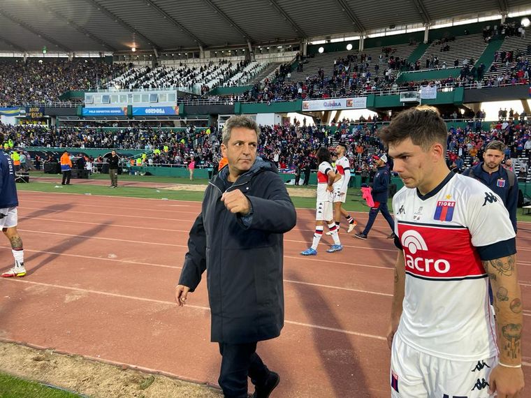 Sergio Massa estuvo presente en el Mario Alberto Kempes para ver a Tigre.