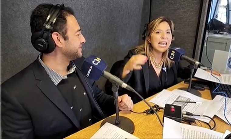 Raúl Monti y Geo Monteagudo, en el Cabildo.