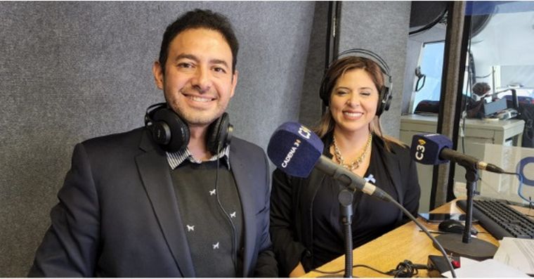 Raúl Monti y Geo Monteagudo, en el Cabildo.