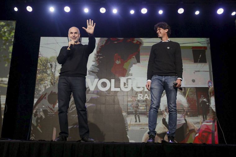 Horacio Rodríguez Larreta se mostró junto al senador Martín Lousteau en un acto