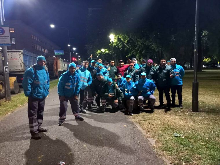 Protesta recolectores de residuos