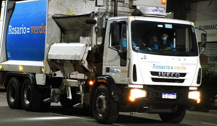 FOTO: Este sábado a las 6 se retoma el primer turno de recolección de residuos en Rosario. 