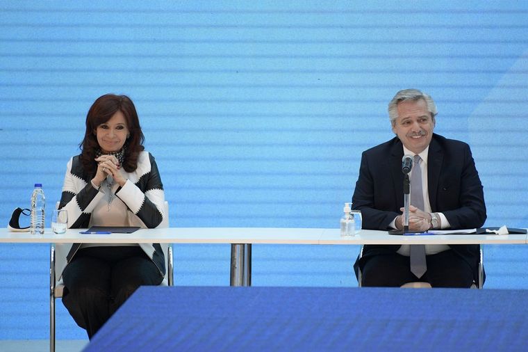 Alberto Fernández y Cristina Kirchner
