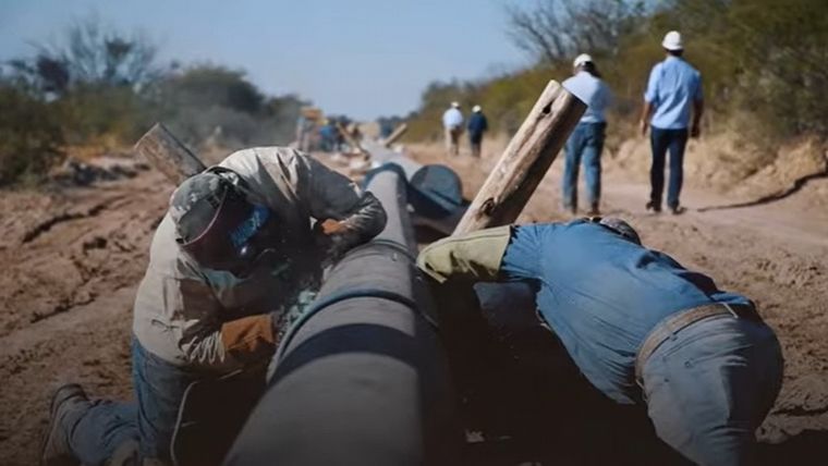 El gasoducto Néstor Kirchner, un proyecto ambicioso (Foto: captura)