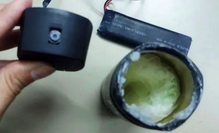 FOTO: El dispositivo tenía una cámara en su interior.