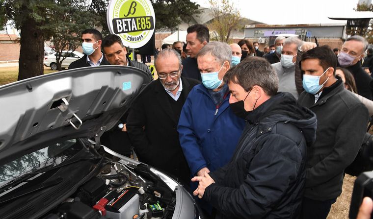 El Gobernador Schiaretti y Oreste Berta (h) hoy en Alta Gracia.