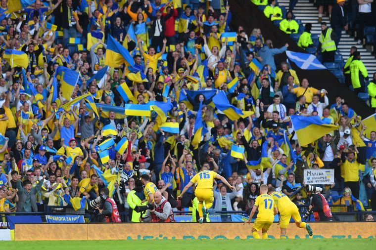 Ucrania eliminó a Escocia y definirá con Gales el pasaje a Mundial (Foto:@futpicante)