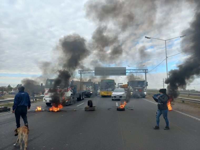 Tensión en Circunvalación por el conflicto por tomas.
