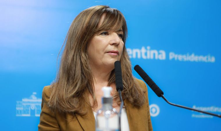 FOTO: Gabriela Cerruti, portavoz de la Presidencia de la Nación.