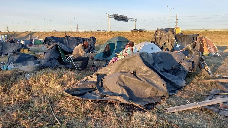 Volvieron las tomas de terrenos en Rosario. 