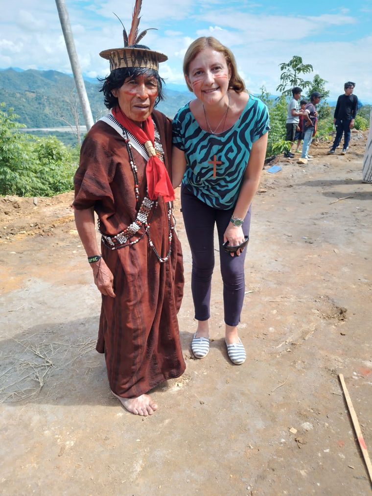 FOTO: Claudia Novarino, una de las cordobesas elegidas para misionar en la Amazonia peruana