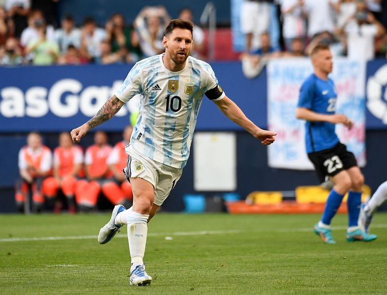 FOTO: Lionel Messi tuvo una actuación sobresaliente e ilusiona a los hinchas argentinos. 