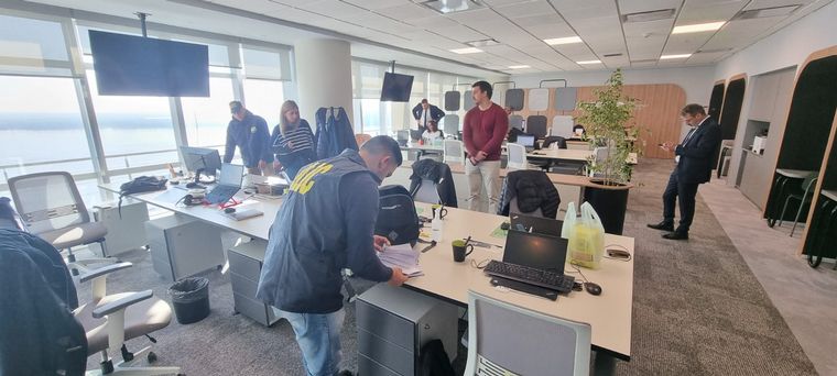 Allanamientos en oficinas de Puerto Norte.
