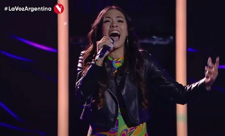 Luciana Araya deleitó en la apertura de "La Voz Argentina".