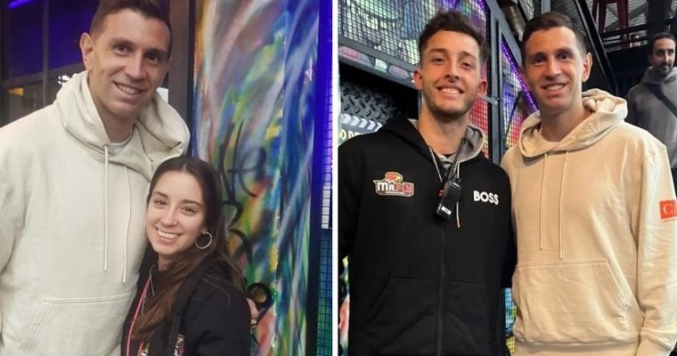 El Dibu Martínez revolucionó Mar del Plata