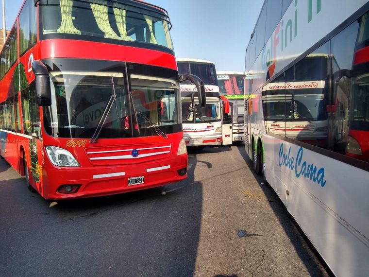 El caos vehicular se produjo en la mano que va hacia Capital Federal. 