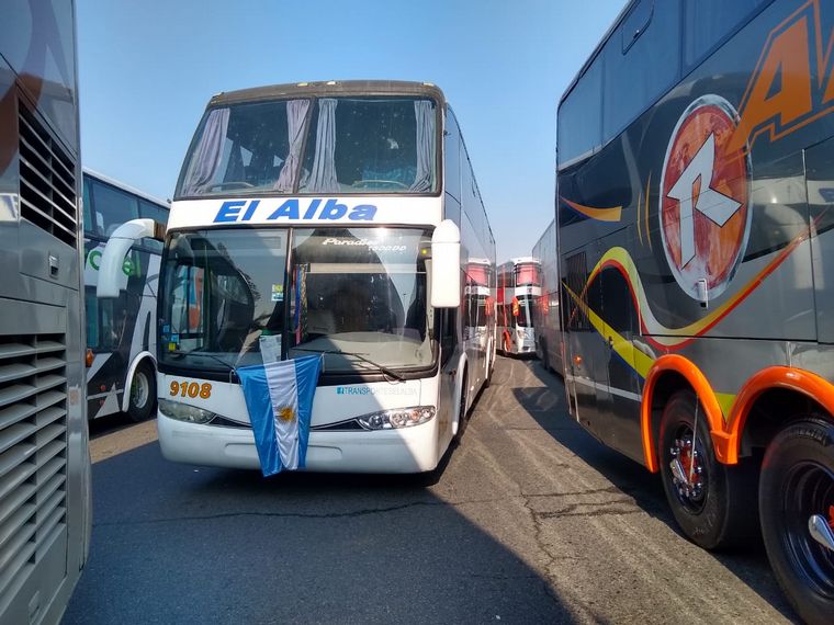 El caos vehicular se produjo en la mano que va hacia Capital Federal. 